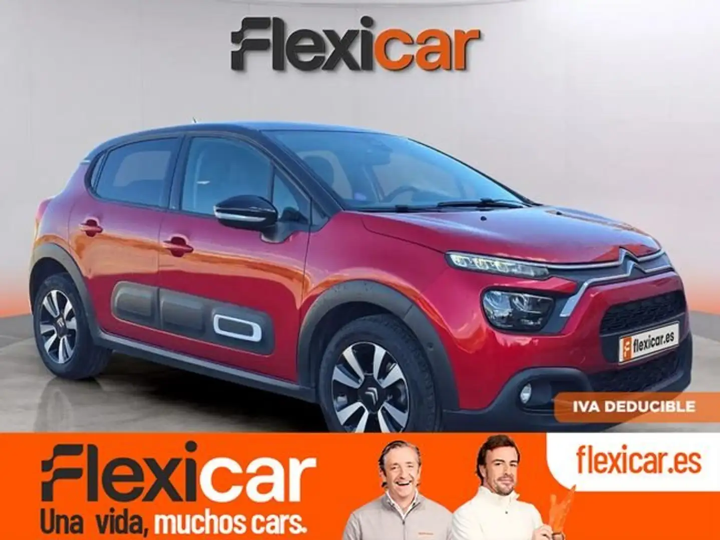 Citroen C3 PureTech 60KW (83CV) SHINE Rojo - 1