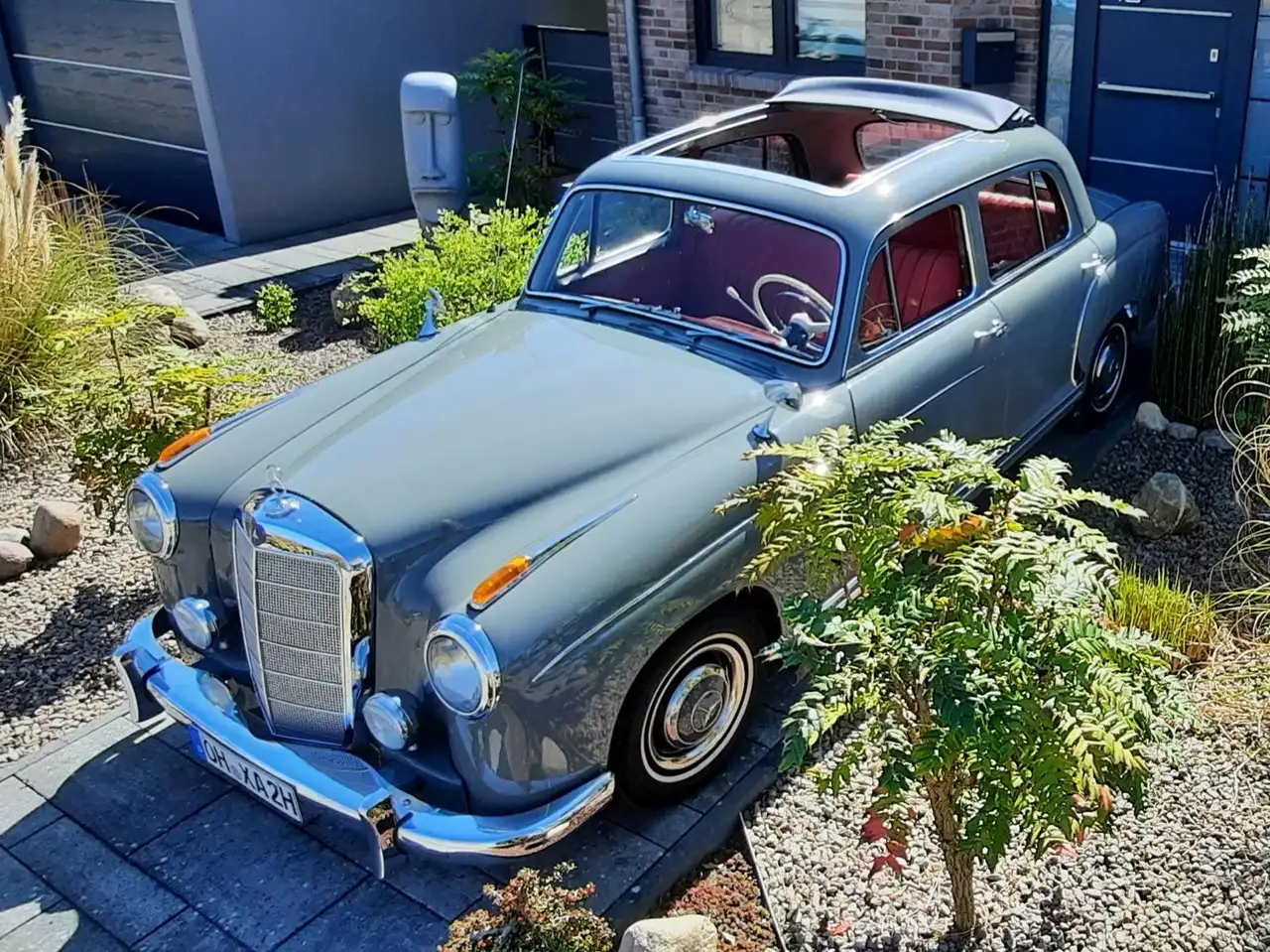Mercedes-Benz 220 S W180 Webasto Faltdach Ponton Leder, foto 7