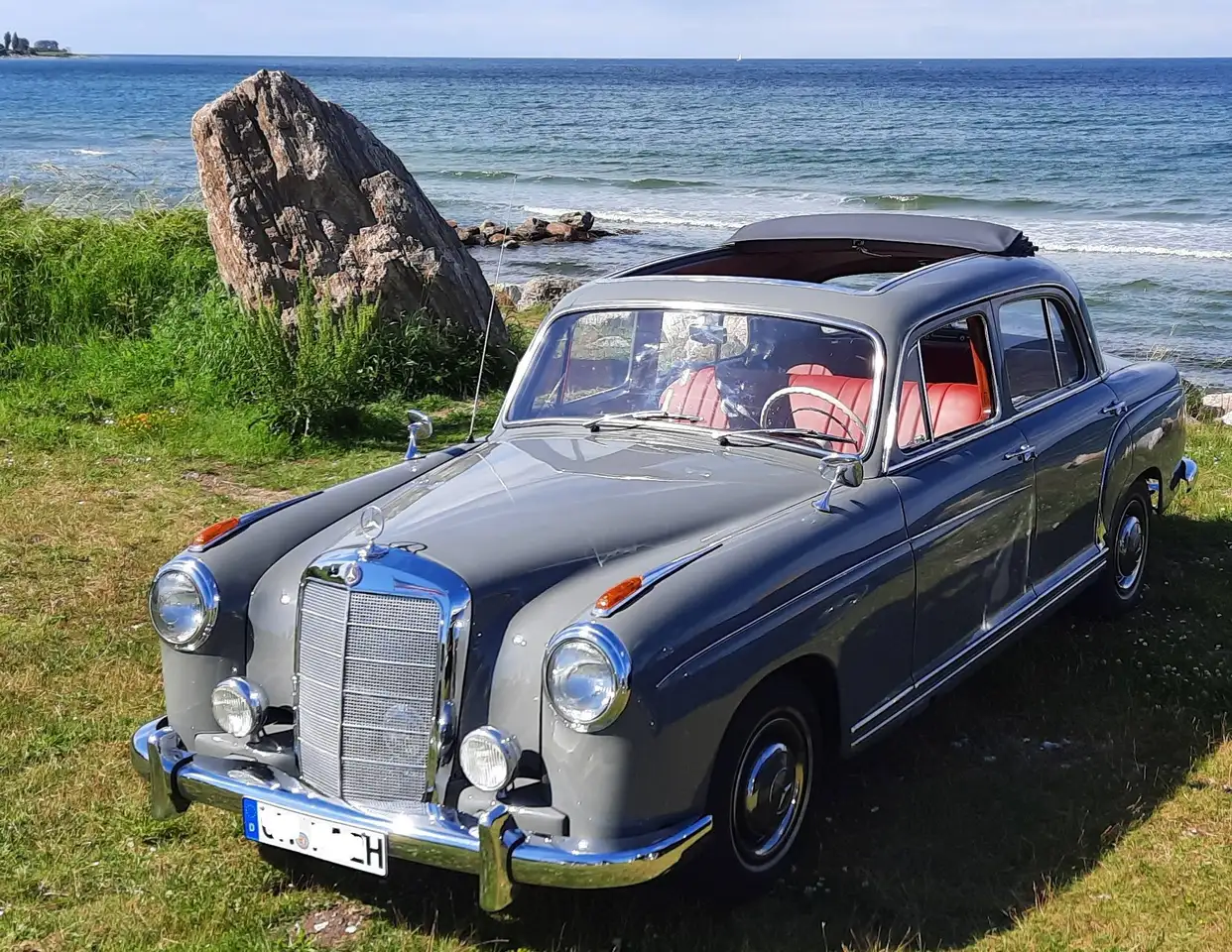 Mercedes-Benz 220 S W180 Webasto Faltdach Ponton Leder, foto 1