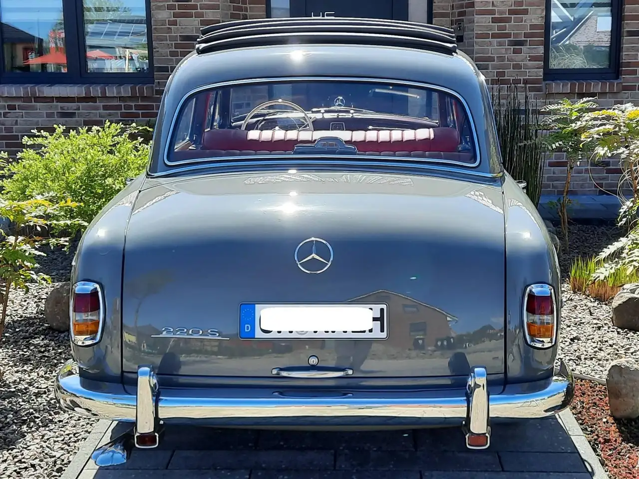 Mercedes-Benz 220 S W180 Webasto Faltdach Ponton Leder, foto 6