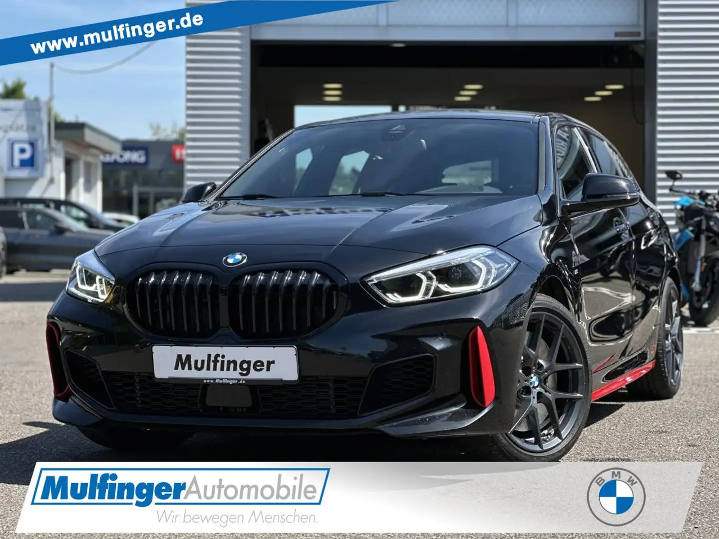 BMW 218 128ti M Sport LiveProf. Sitzh.LED Apple Navi 18" Schwarz - 1