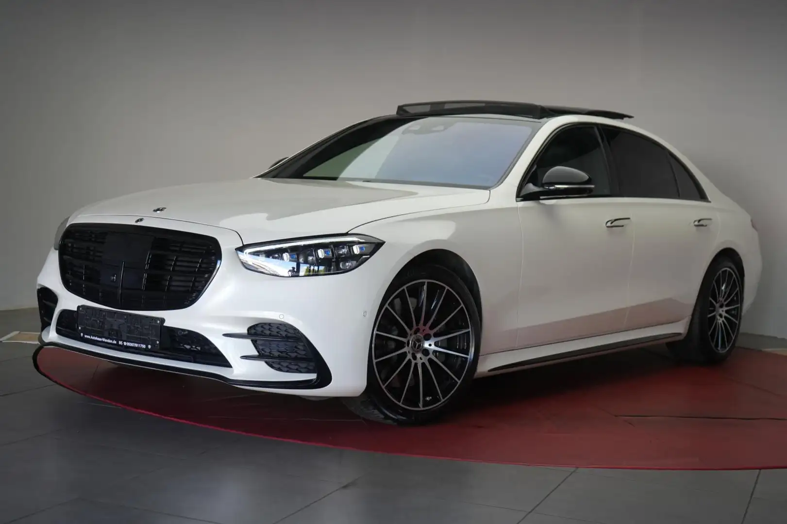 Mercedes-Benz S 450 4Matic L AMG Leder/Distronic/Kamera/HUD/Pa Weiß - 2