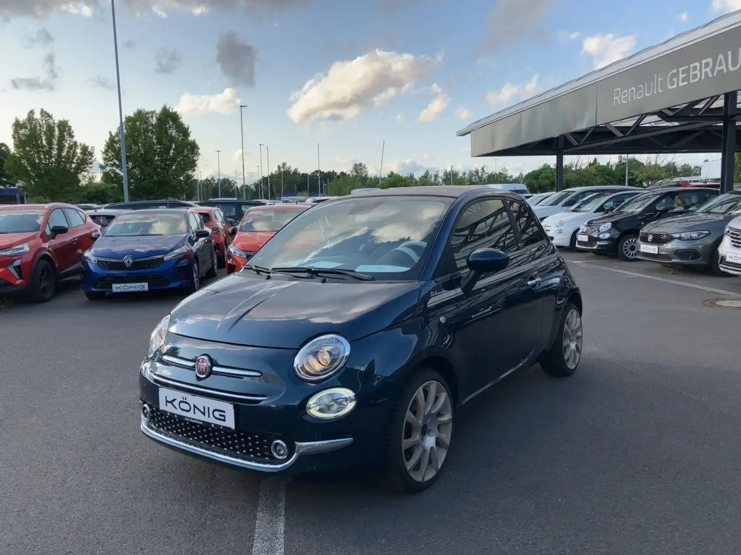 Fiat 500C 1.0 GSE DOLCEVITA BY IRMSCHER*KLIMA*PDC*ALU Blau - 1