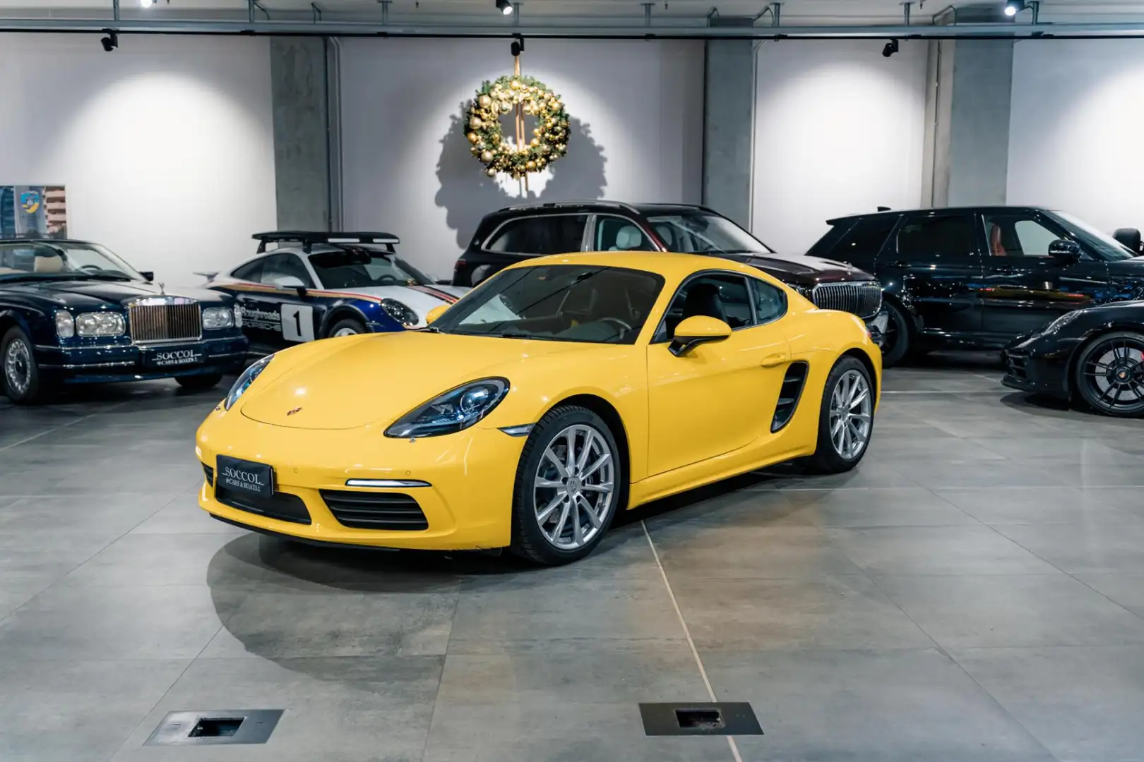 Porsche Cayman 718 Cayman 2.0*SPORT CHRONO*SCARICHI SPORT*UNICO P Giallo - 1