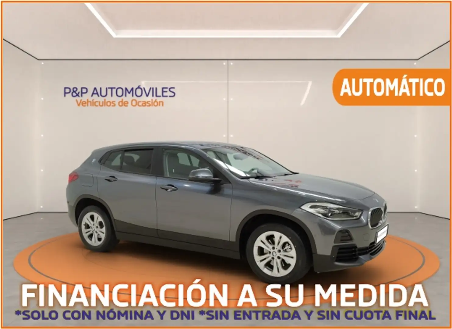 BMW X2 sDrive 18dA Gris - 1