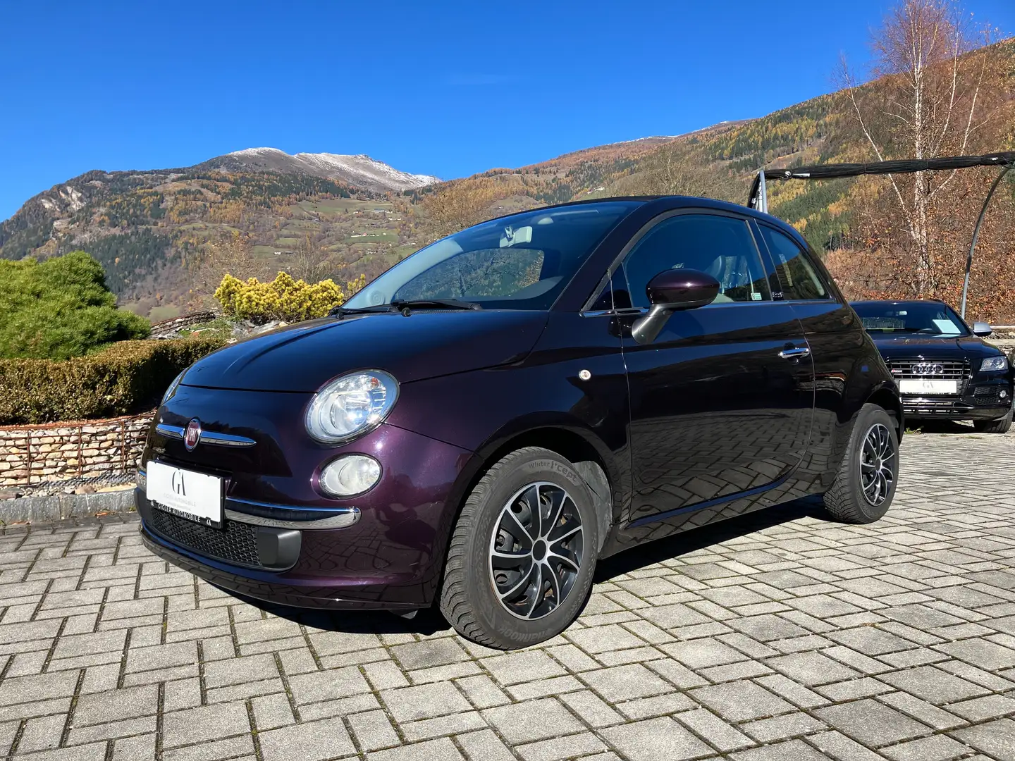 Fiat 500C 1,2 69 Lounge Mauve - 1