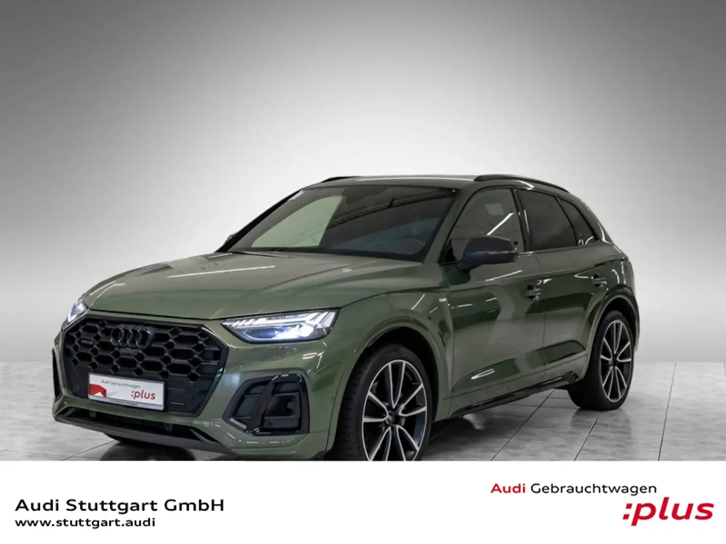 Audi Q5 55 TFSI e qu S line Matrix 360° AHK AIR Memory Grün - 1