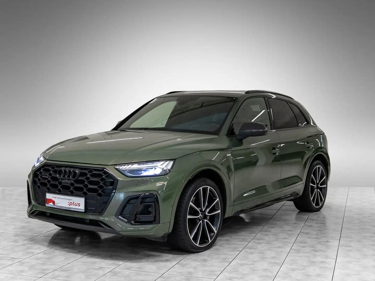 Audi Q5 55 TFSI e qu S line Matrix 360° AHK AIR Memory Grün - 2
