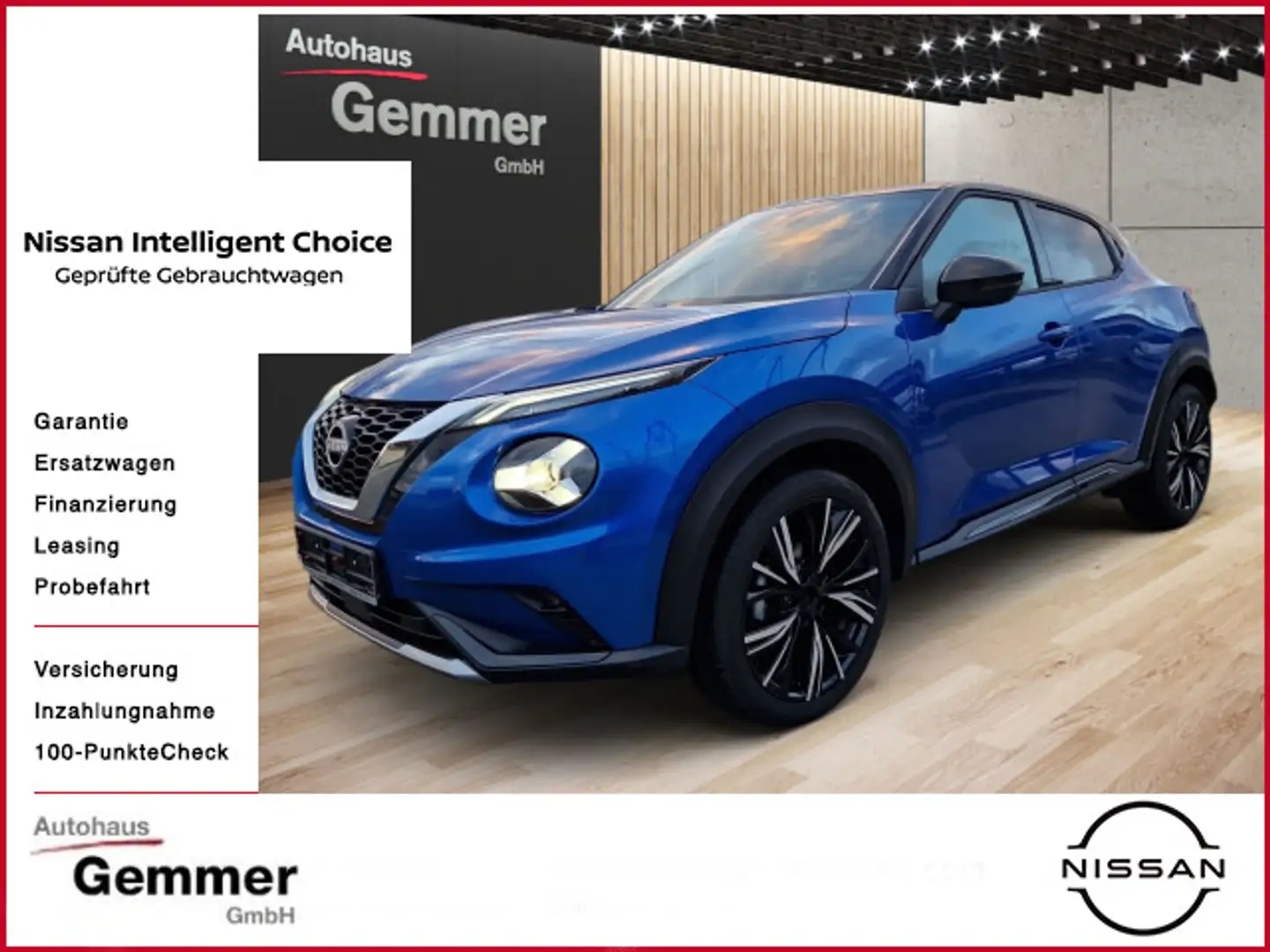 Nissan Juke JUKE 1.0 DIG-T 114 PS 7DCT 4x2 N-Design AHK Blau - 1