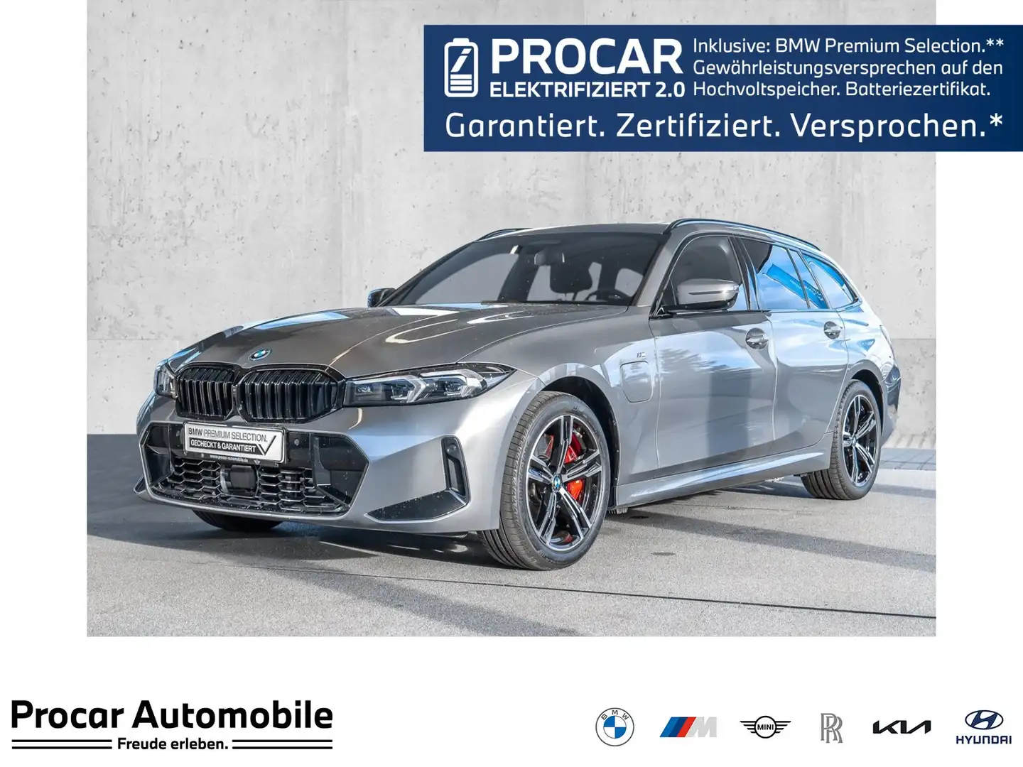 BMW 330 e Touring M Sport HUD PANO ACC AHK 360°KAM Grau - 1
