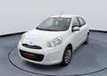 Nissan Micra 1.2 I 80 ch acenta Clim radio cd- bluethooh - Blanc - thumbnail 2