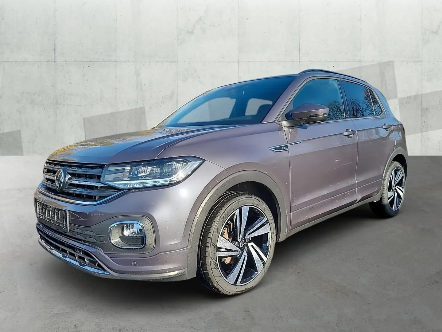 Volkswagen T-Cross 1.0 DSG R-LINE *ACC*LED *NAVI *APP *DAB* Gris - 2