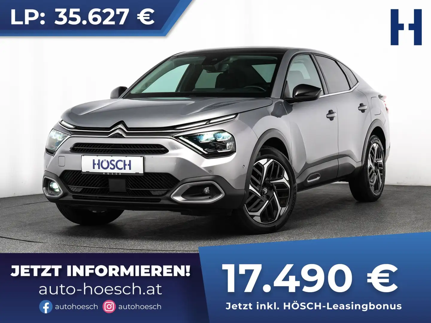 Citroen C4 X PureTech 130 Aut. MAX PANO HEAD-UP R-KAM ACC++ Grau - 1