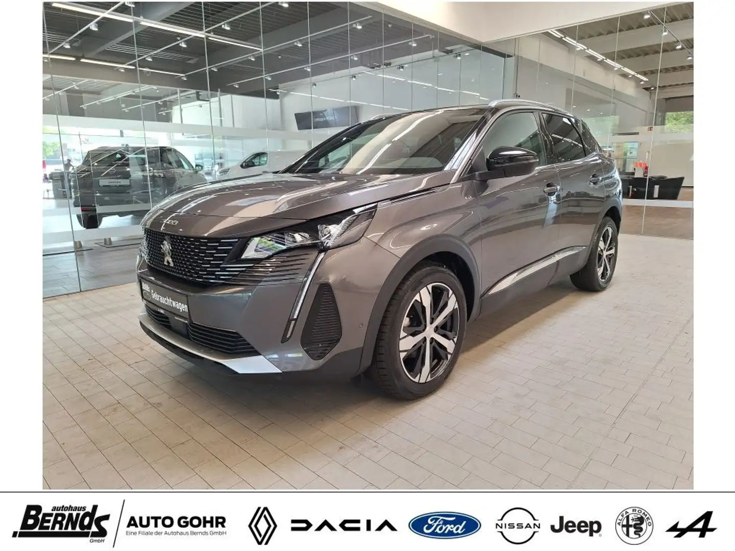 Peugeot 3008 PureTech 130 S/S GT AUTOMATIK NAVI PDC TWW BT EFH Grau - 1