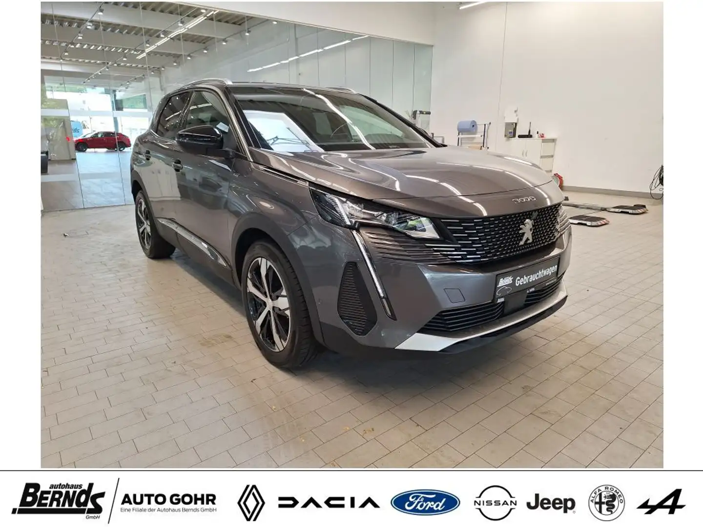 Peugeot 3008 PureTech 130 S/S GT AUTOMATIK NAVI PDC TWW BT EFH Grau - 2