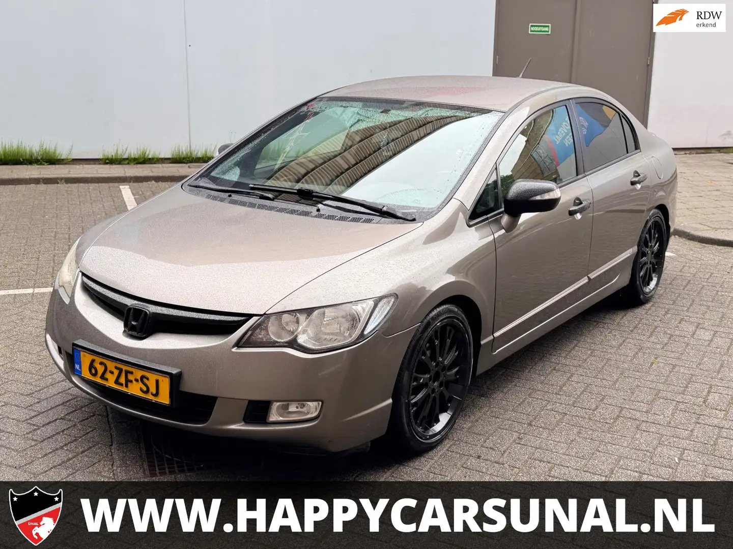 Honda Civic 1.3 Hybrid, AUT, LEER, AIRCO, NAP Szürke - 1