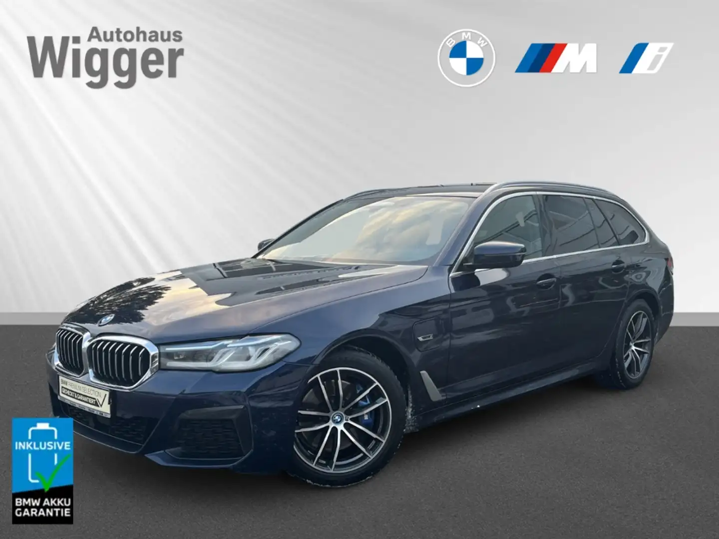 BMW 530 e xDrive touring/M Sport/HUD/AHK/Panorama Blau - 1
