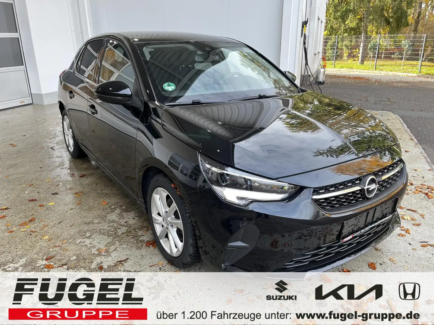 Opel Corsa 1.2 Turbo Elegance LED|Navi|SHZ|RFK Zwart - 1