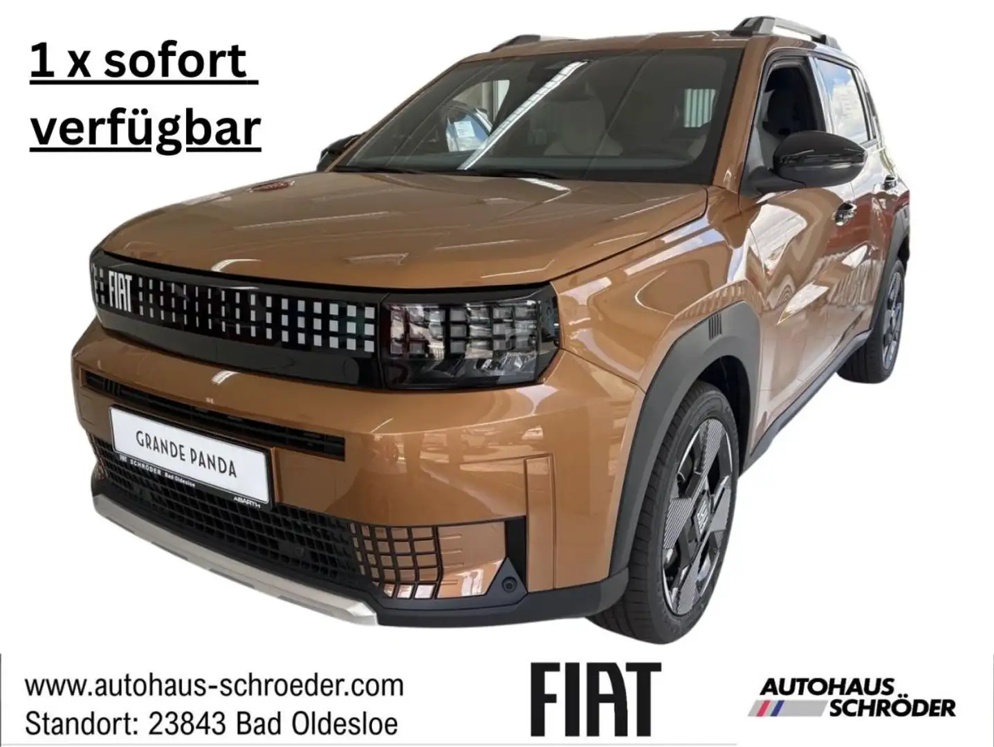 Fiat Grande Panda La Prima 44 kWh 1x sofort verfügbar- *23843 Bad Ol Bronze - 1