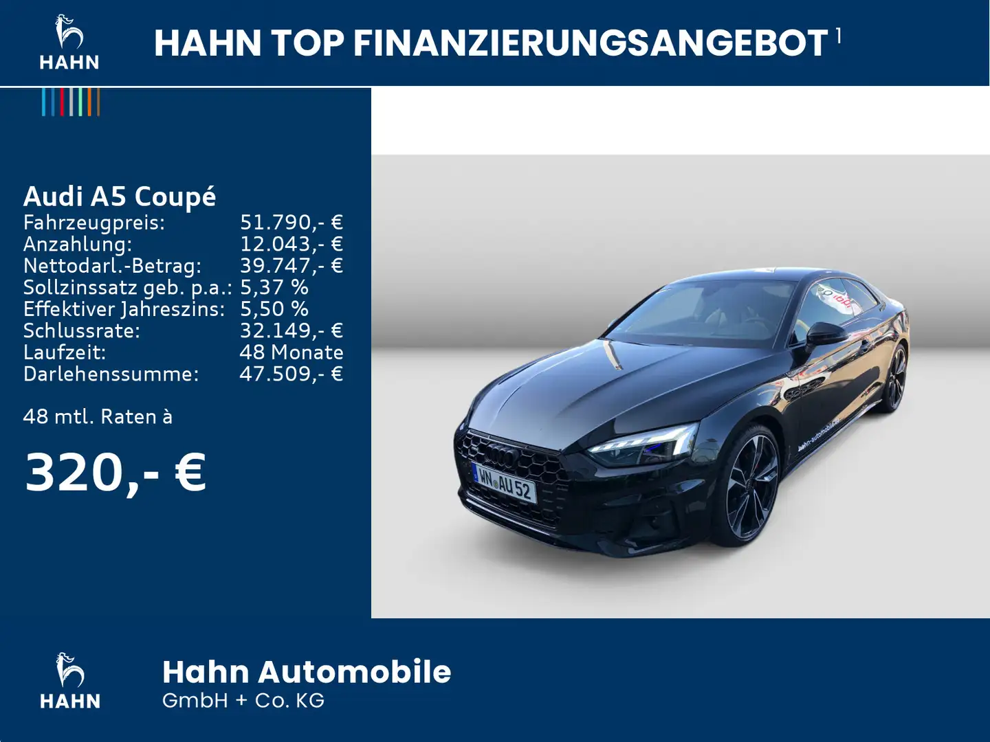 Audi A5 S line 40 TDI quattro Nero - 2