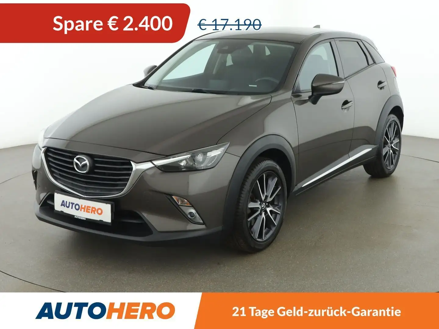 Mazda CX-3 2.0 Revolution Aut. *HUD*LED*TEMPO*NAVI*CAM*SPUR* Gris - 1