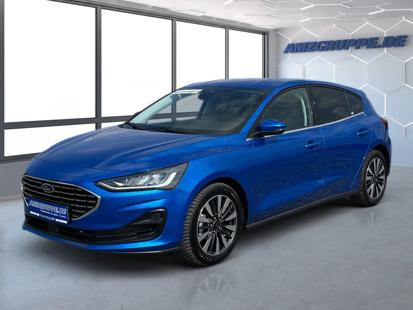 Ford Focus TitaniumX 5tg mHEV 114kW AT 4J.*Gar.+Winterpak Blau - 2