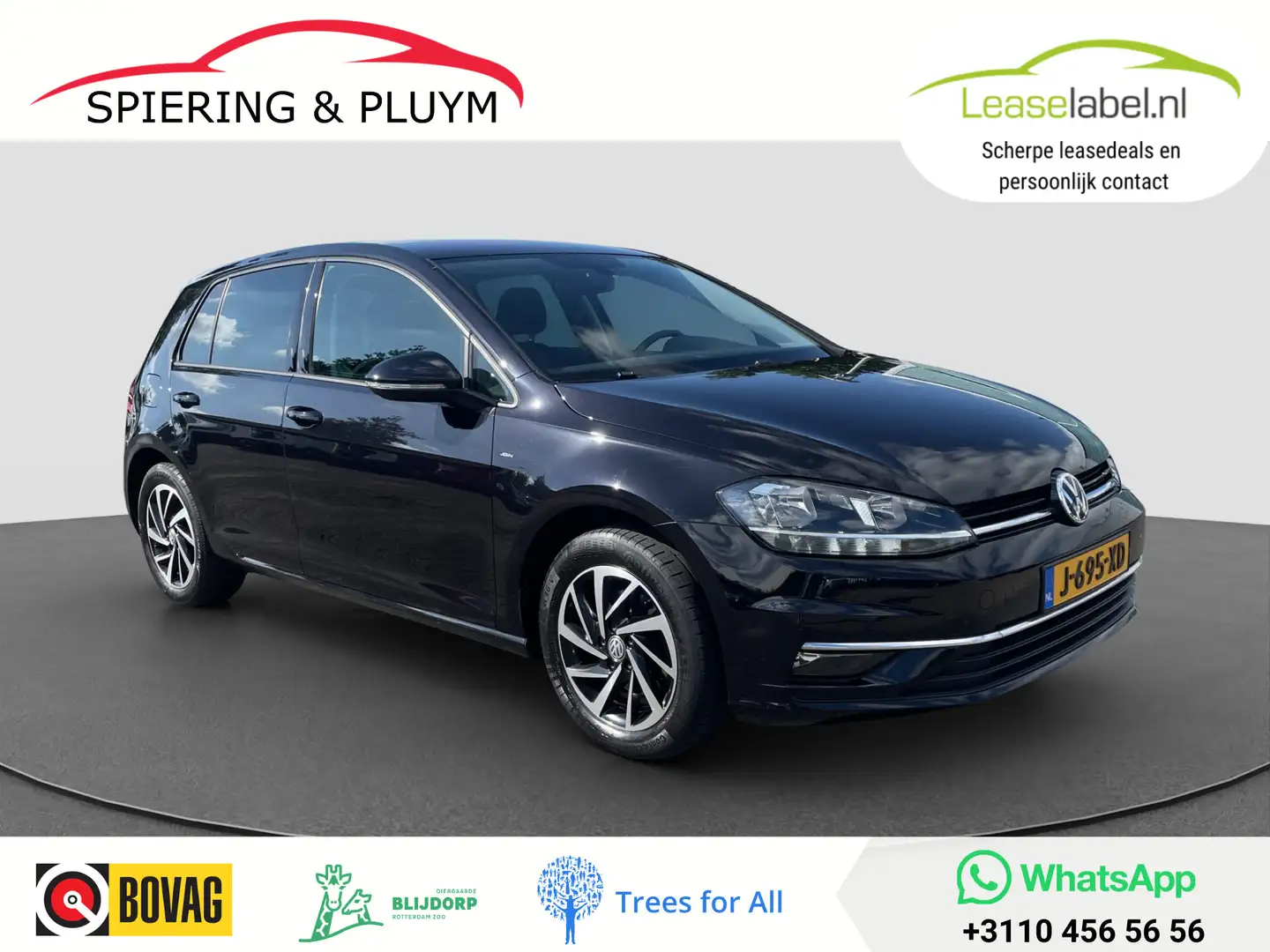 Volkswagen Golf 1.5 TSI Highline | Automaat | ACC | Navi | PDC Zwart - 1