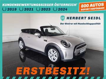 Cabrio Cooper PREMIUM PLUS EDITION Aut. *17 ZOLL / VOLL LED & FLA / NAVI / TEILLEDER / KAMERA / PARKLENKASS. / DRIVING AS