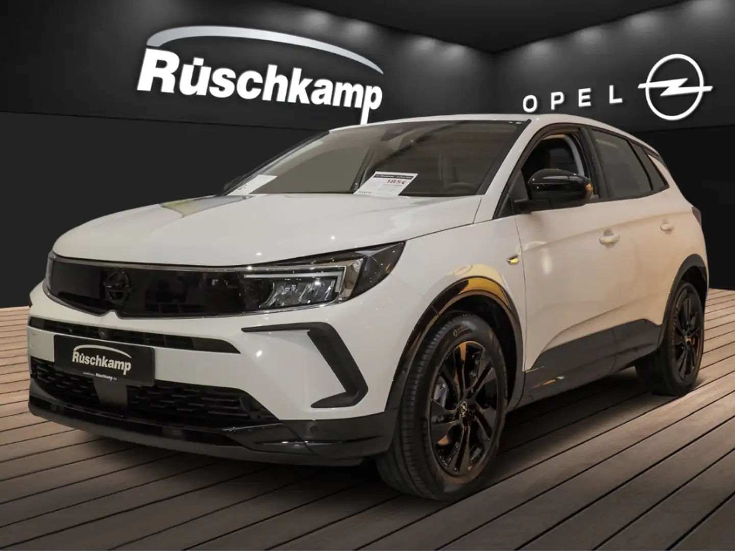 Opel Grandland GS Line 1.2 Voll-LED 360-Kam 2-Zonen-Klima PDCv+h Weiß - 1