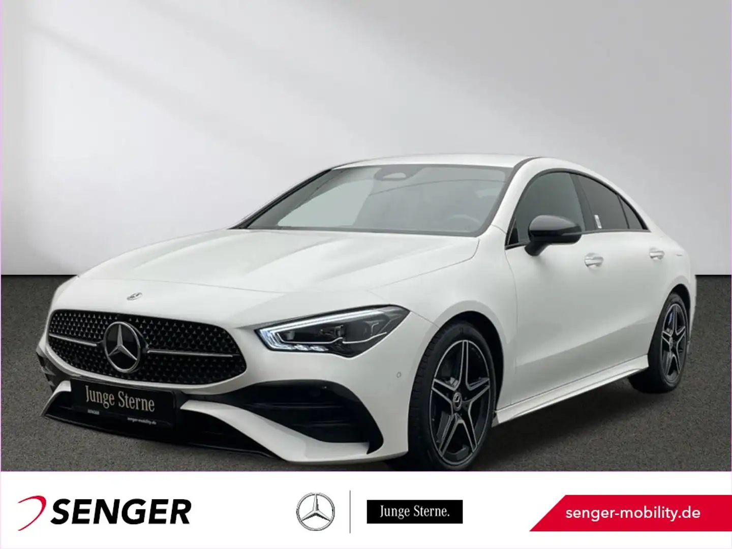 Mercedes-Benz CLA 200 d AMG-Line Night Multibeam Kamera AHK Blanc - 1