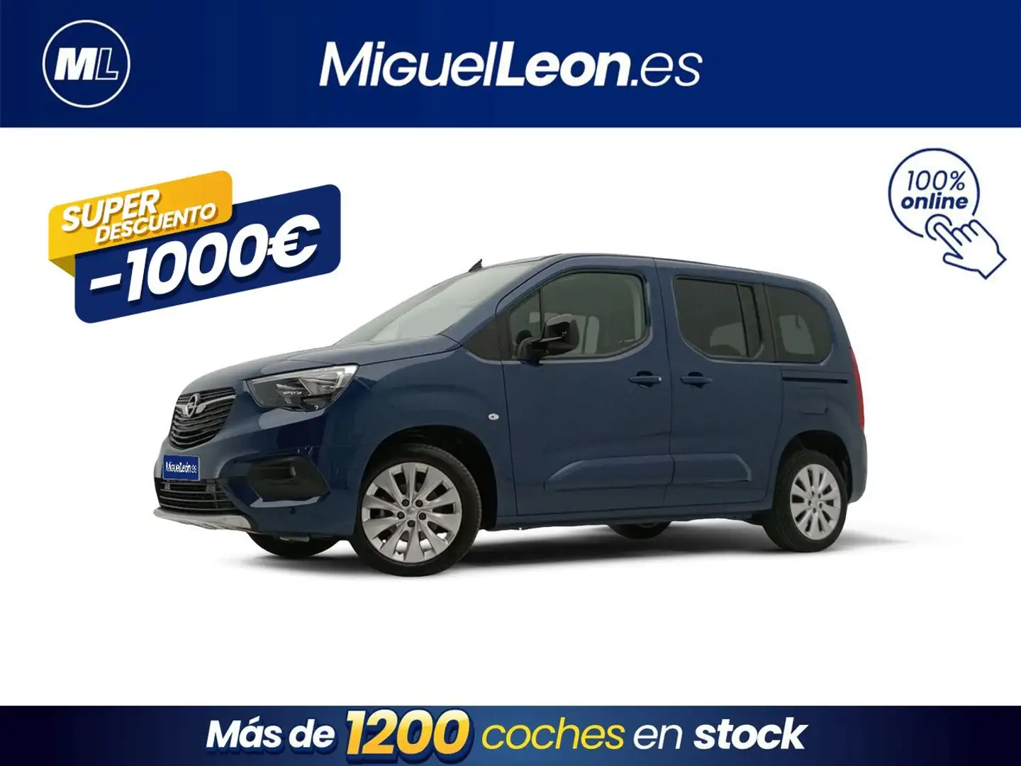 Opel Combo N1 1.5 TD 75kW (100CV) S/S Edition L Bleu - 1