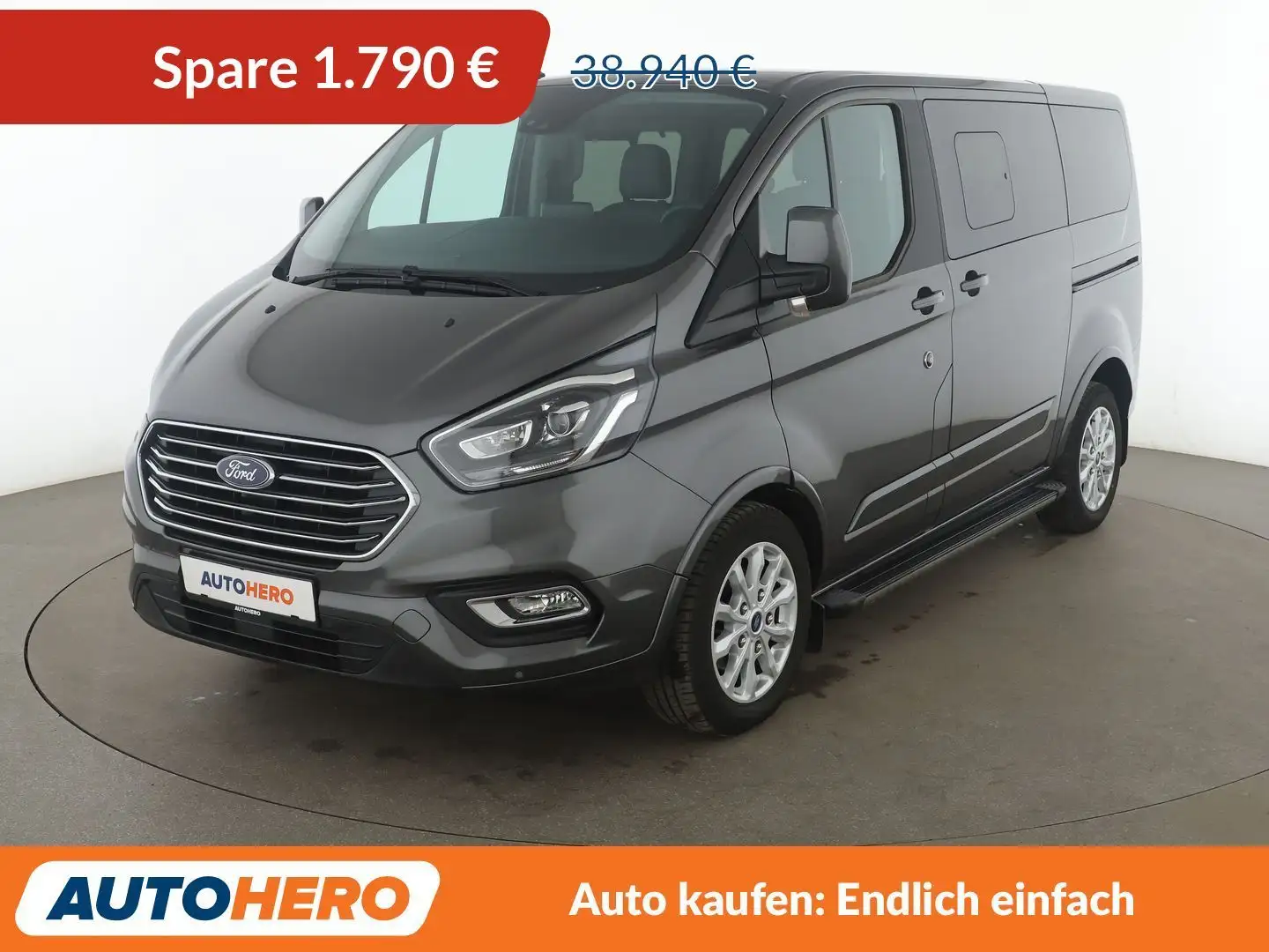 Ford Tourneo Custom 2.0 TDCi Mild-Hybrid L1 Titanium X*NAVI*ACC*XENON* Gris - 1