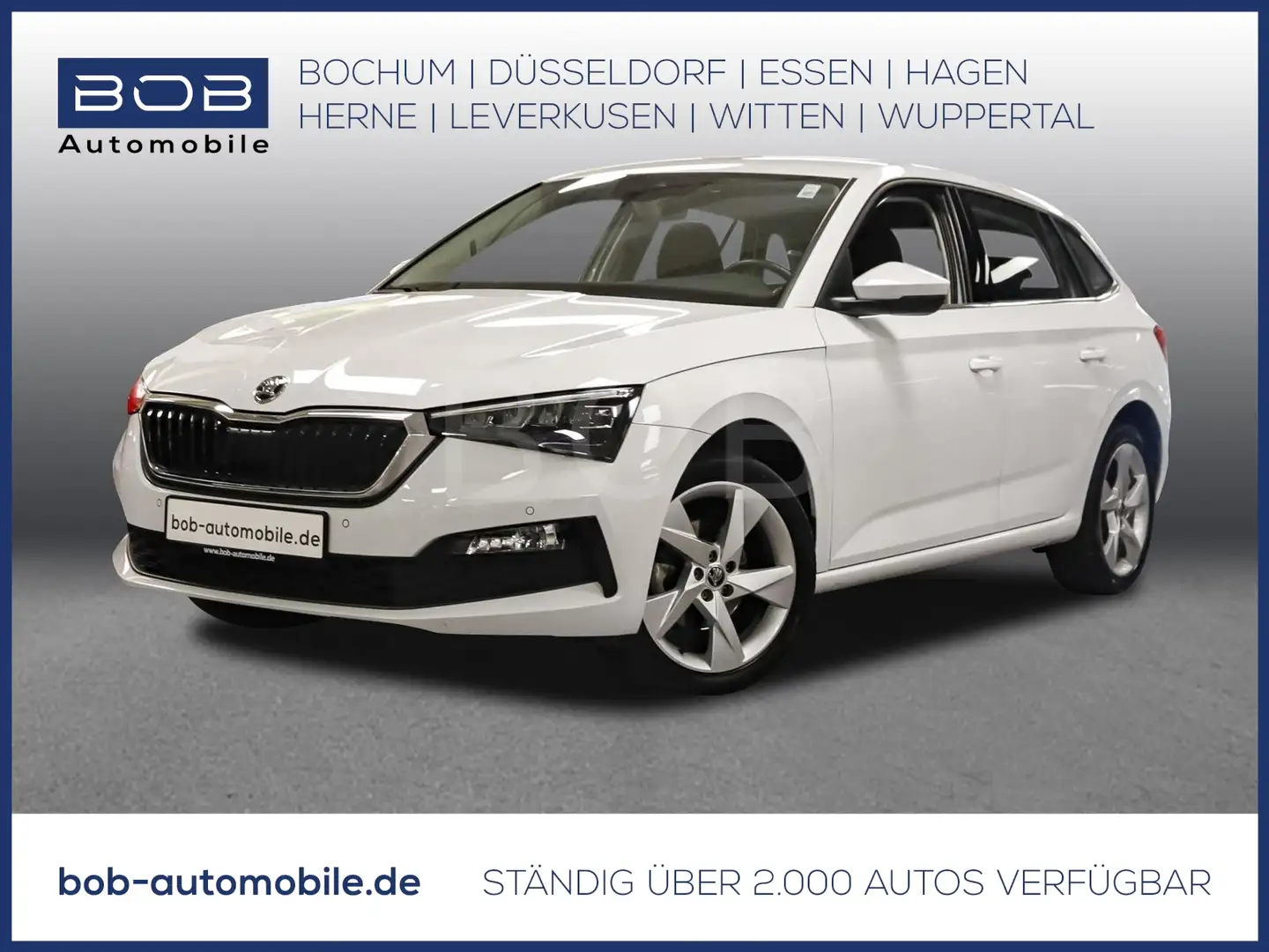 Skoda Scala 1.0 TSI Style 1 Hand CARPLAY SHZ PDC Blanco - 1