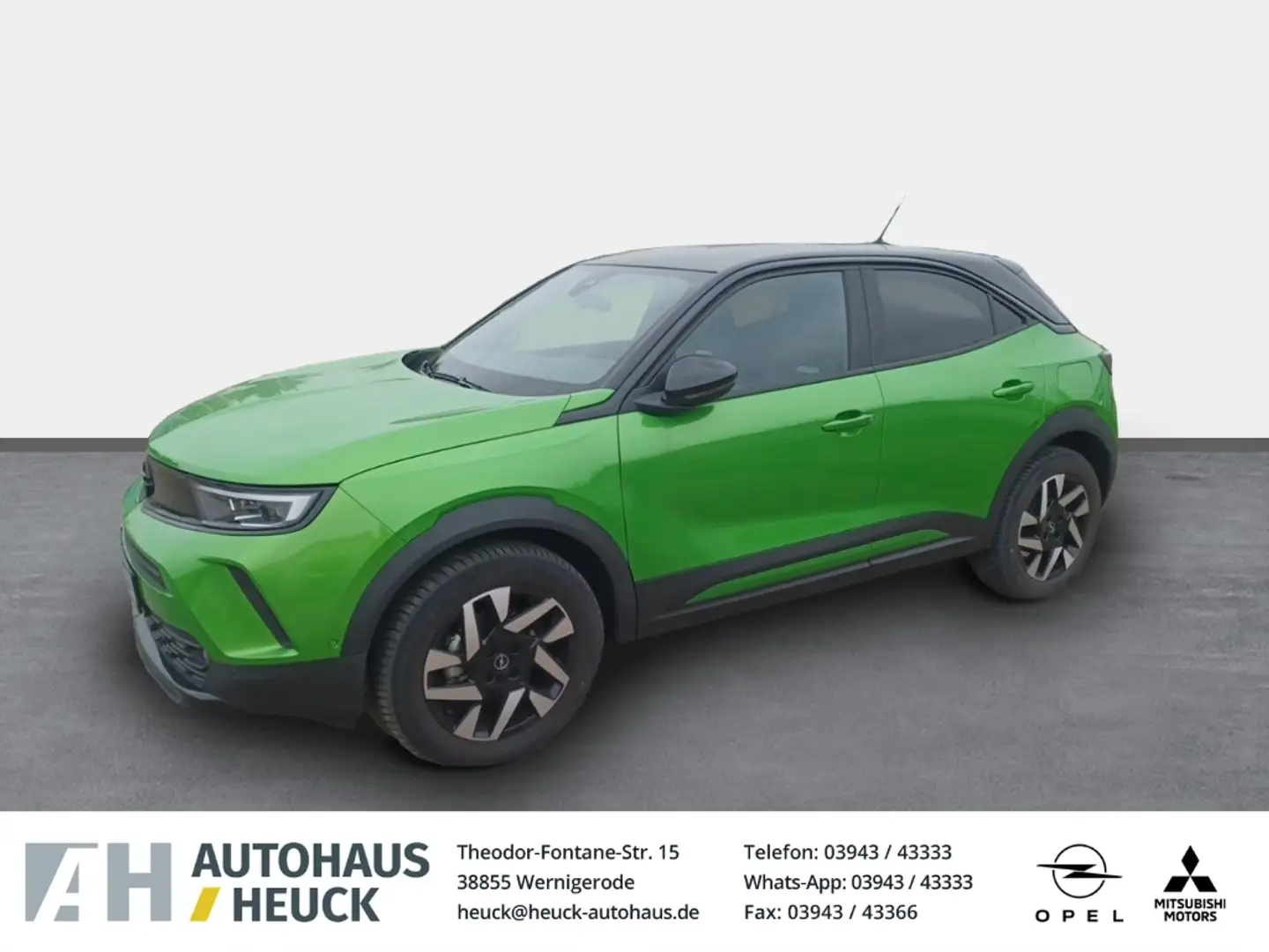 Opel Mokka GS Line 1.2 Turbo EU6e Digitales Cockpit LED Apple Vert - 1