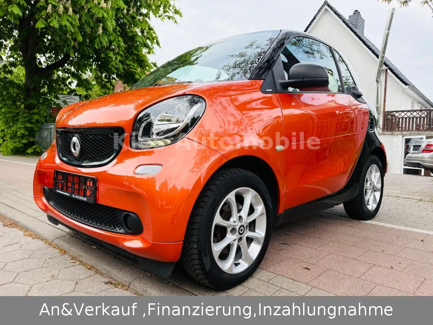 smart forTwo Passion 90Ps AUTOM/PANO/KLIMA/ALLWETTER Zwart - 2