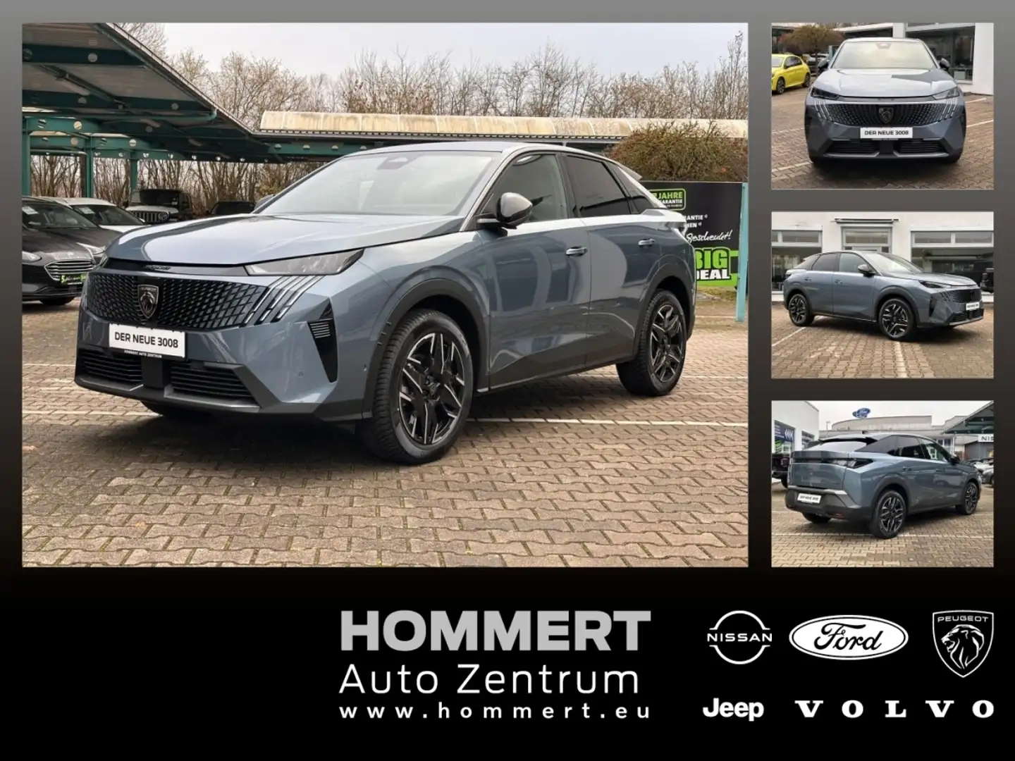 Peugeot 3008 Allure Hybrid *ACC*360°*Navi*LED*Sitzh. Blau - 1