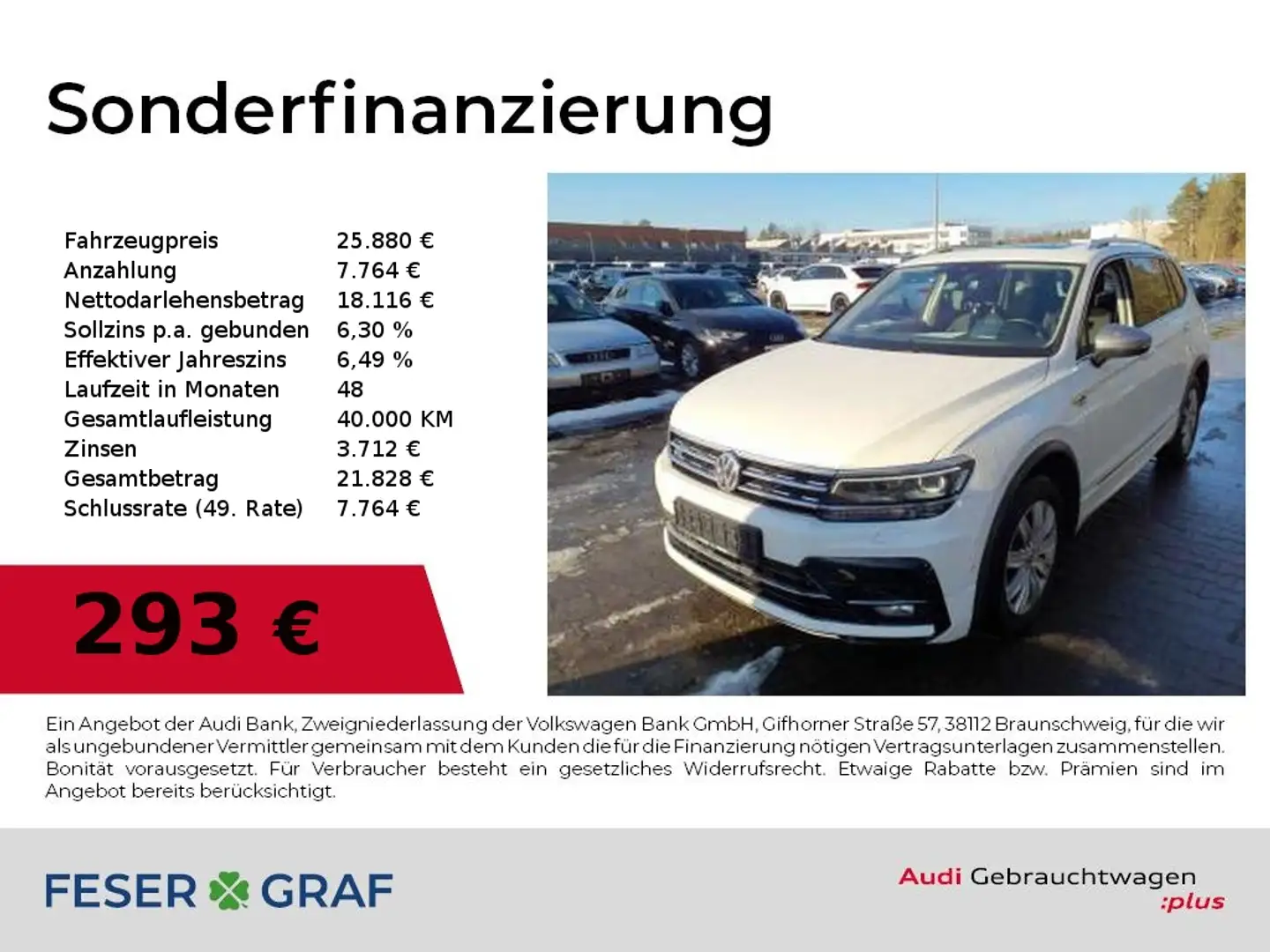 Volkswagen Tiguan Allspace Highline 2.0 TDI DSG 4M R Line Ext Pano,Navi,Kamer Blanc - 1