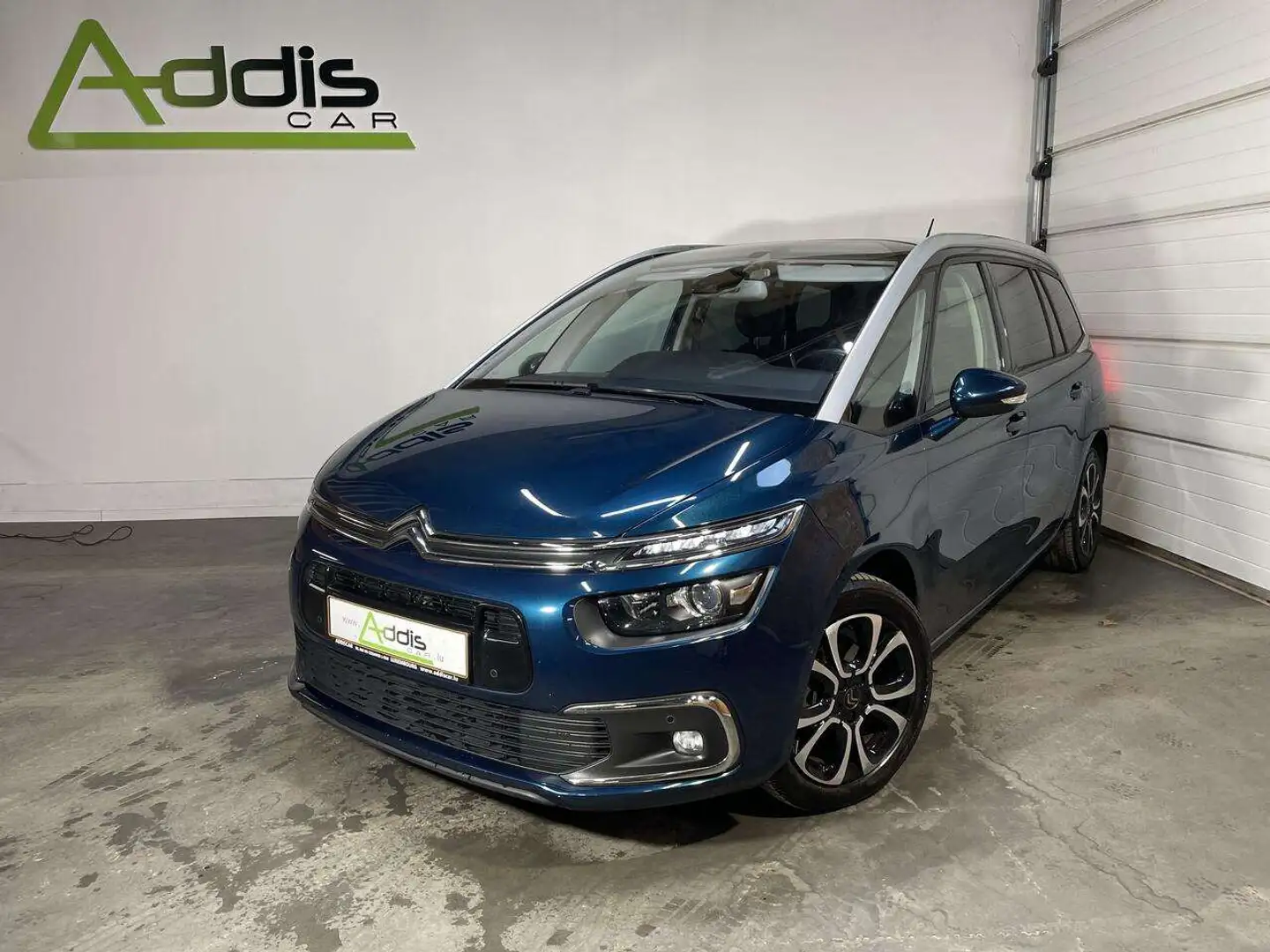 Citroen Grand C4 Picasso 1.5 BlueHDI 130 EAT8 SHINE GPS BLUETOOTH 7PL Blauw - 1