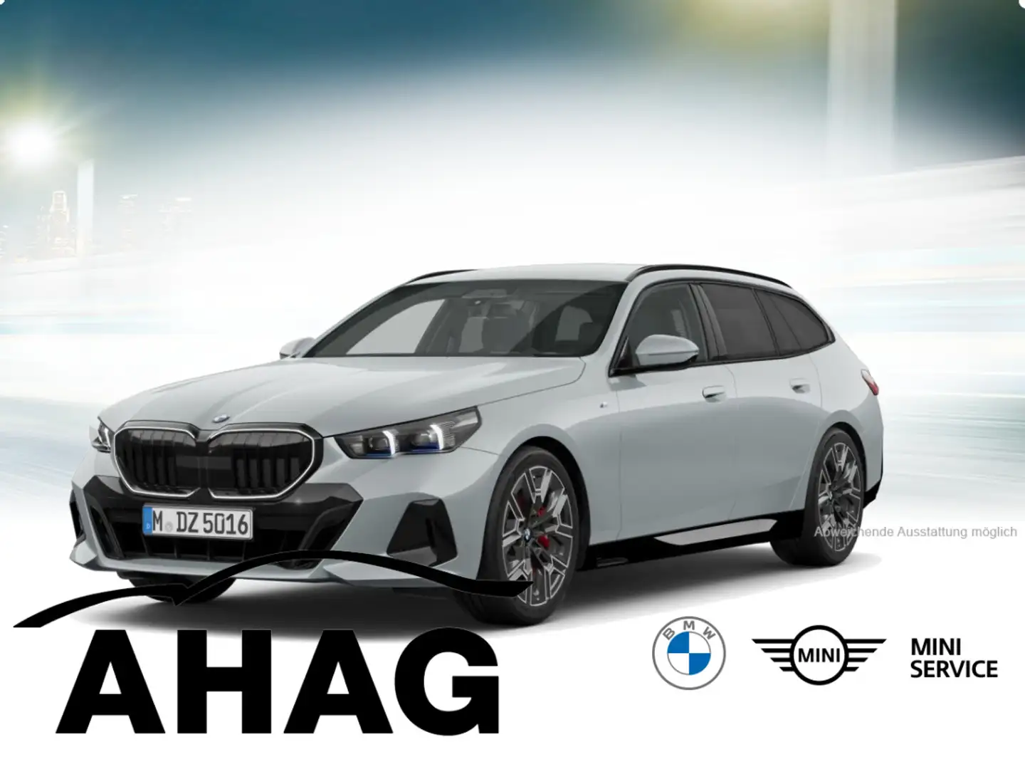 BMW 520 d xDrive Touring Navi Tempom.aktiv Bluetooth PDC M Grau - 2