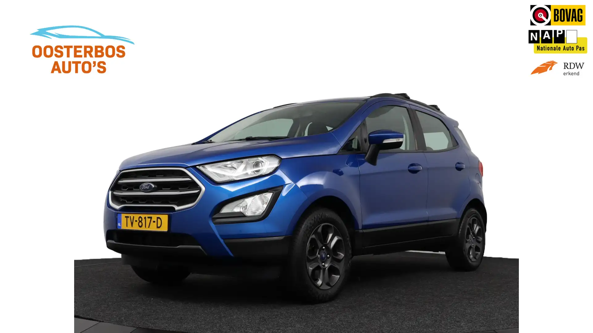 Ford EcoSport 1.0 EcoBoost Trend Ultimate-Camera/Trekhaak/Airco/ Bleu - 1