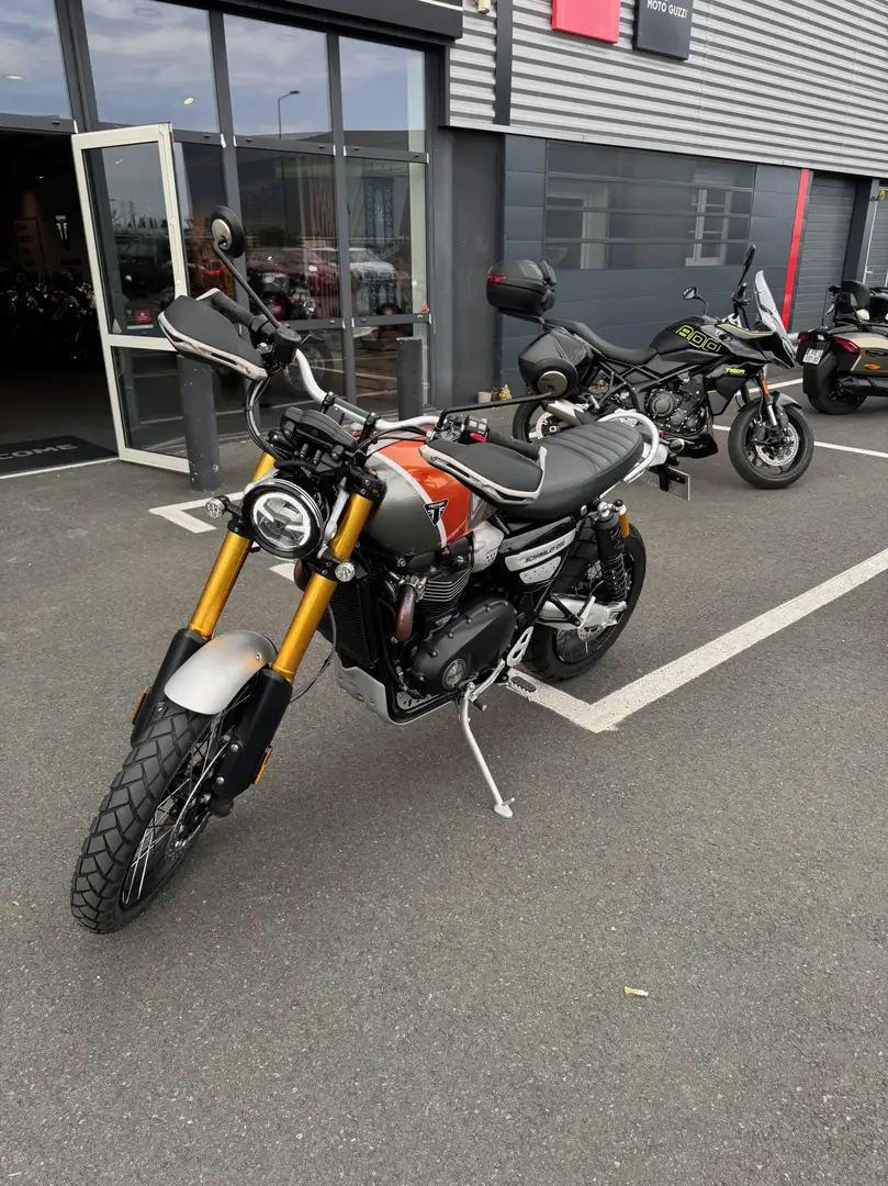Triumph Scrambler Pomarańczowy - 2