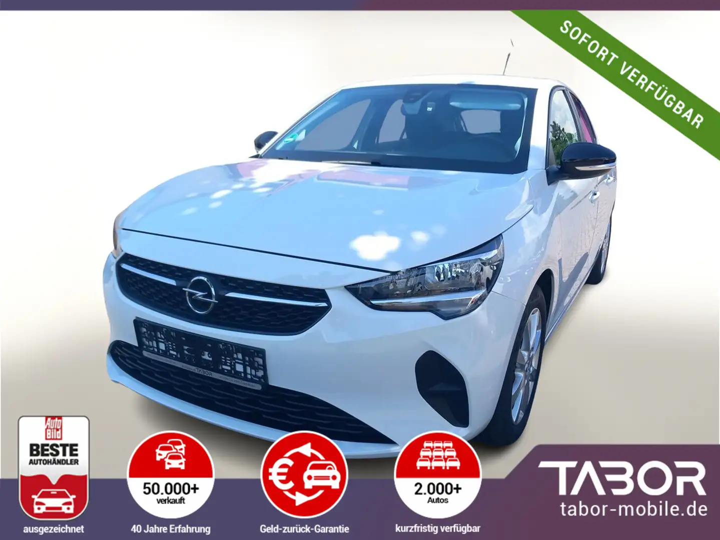 Opel Corsa F 1.2 75 Edition Kam PDC Klima MFL 16Z BT Wit - 1