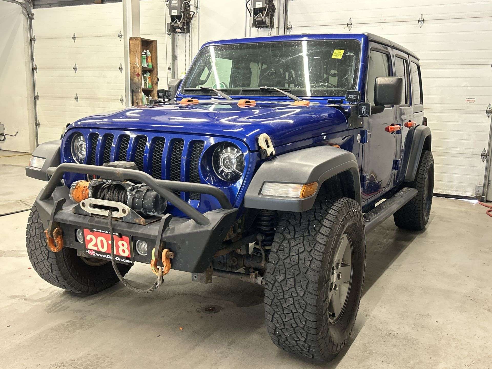 Blue 2018 Jeep Wrangler SUV / Crossover Four-Wheel Drive Automatic