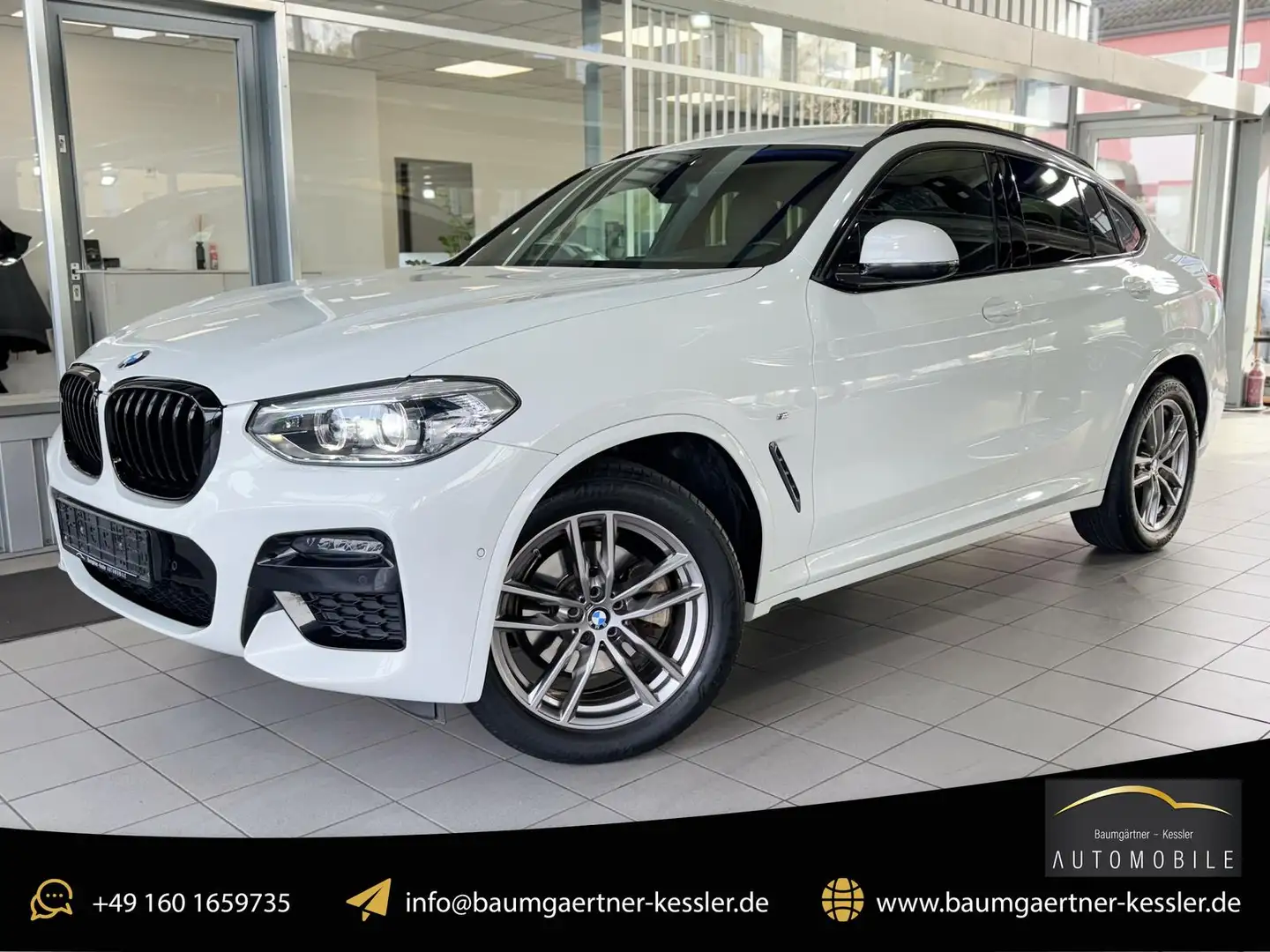 BMW X4 xDrive 20d Steptronic M-SPORT LED KAMERA AHK Weiß - 1