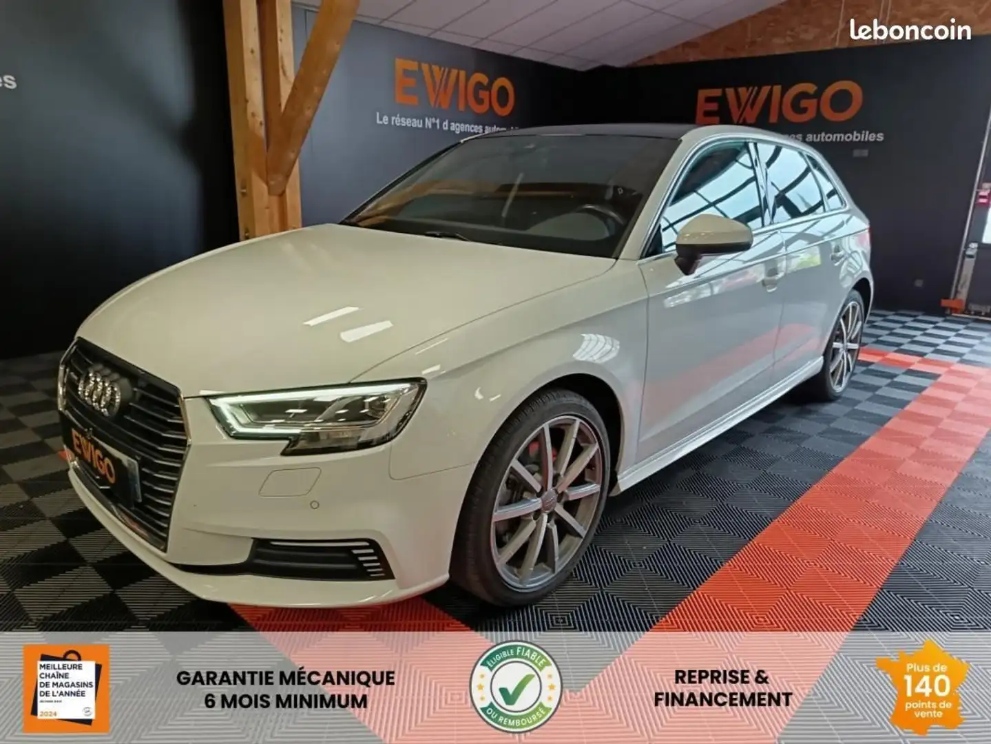 Audi A3 1.4 40 E-TRON 204H 150 PHEV HYBRID DESIGN LUXE S-T Blanc - 1