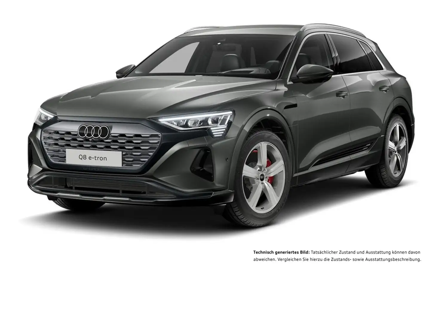 Audi Q8 e-tron 55 quattro advanced 360°CAM ACC LM20 Grau - 2