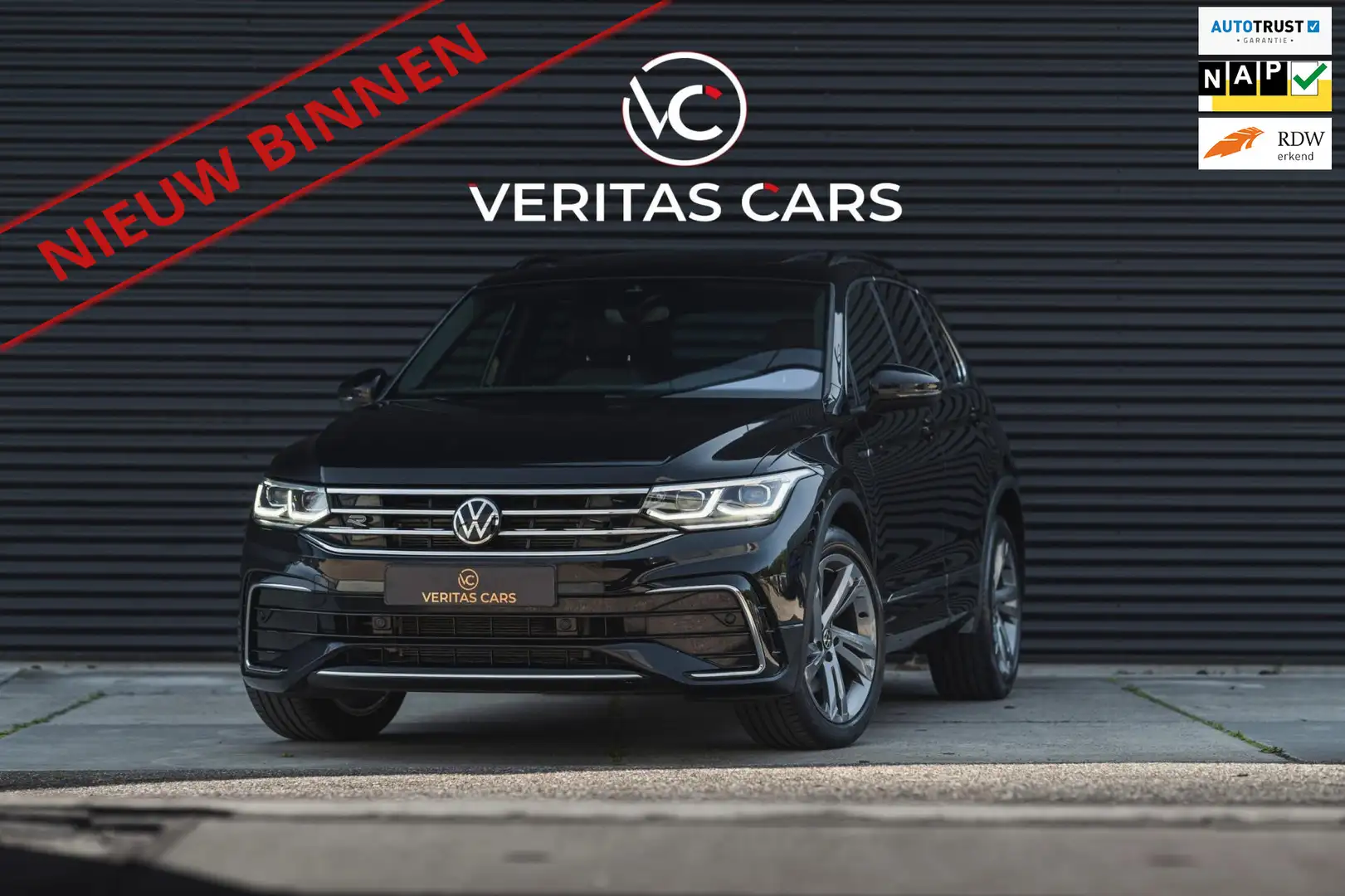 Volkswagen Tiguan 2.0 TDI R-Line 4Motion 200PK DSG Pano|BTW Auto|IQ Nero - 1