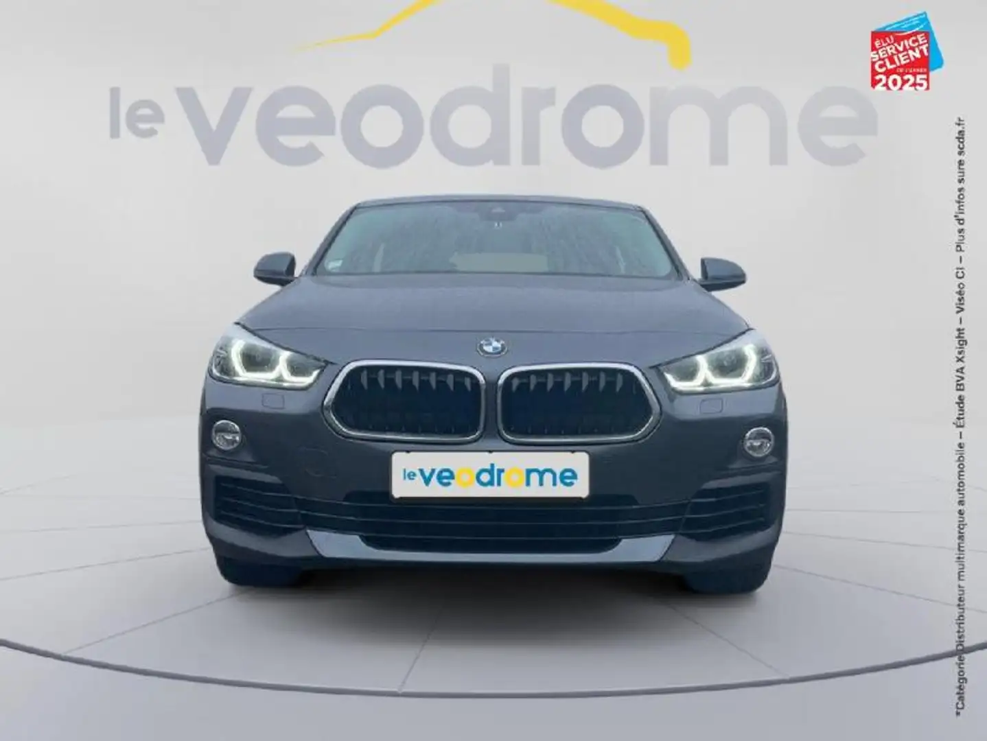 BMW X2 sDrive18iA 140ch Lounge DKG7 Euro6d-T 129g Gris - 2