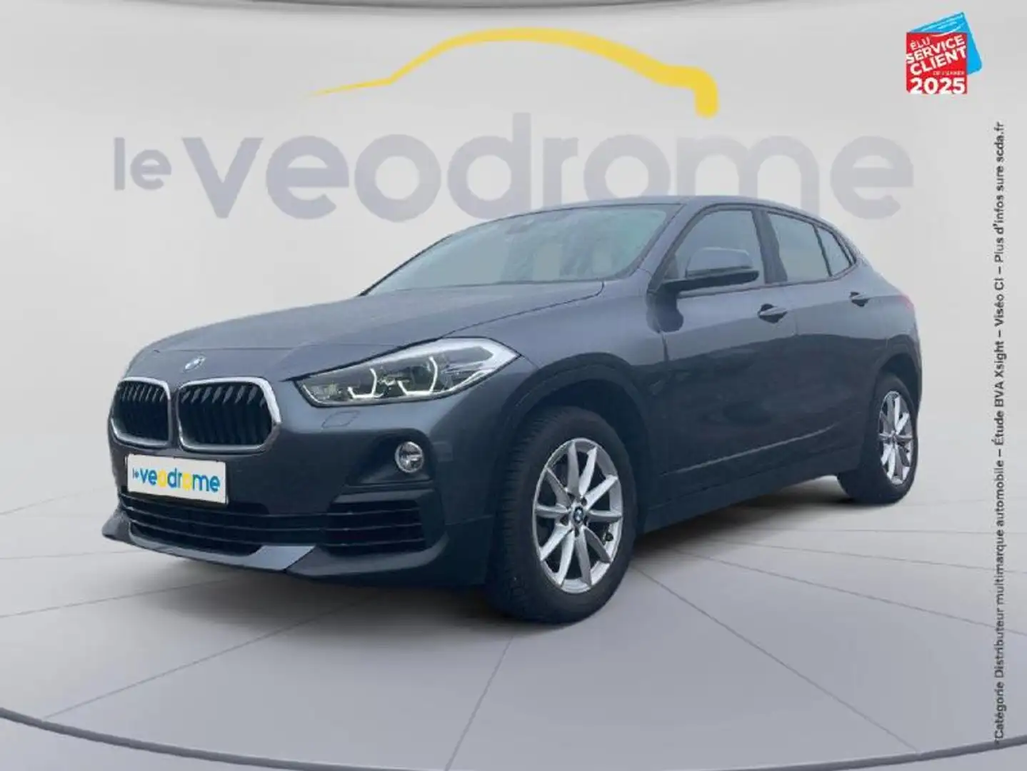BMW X2 sDrive18iA 140ch Lounge DKG7 Euro6d-T 129g Gris - 1