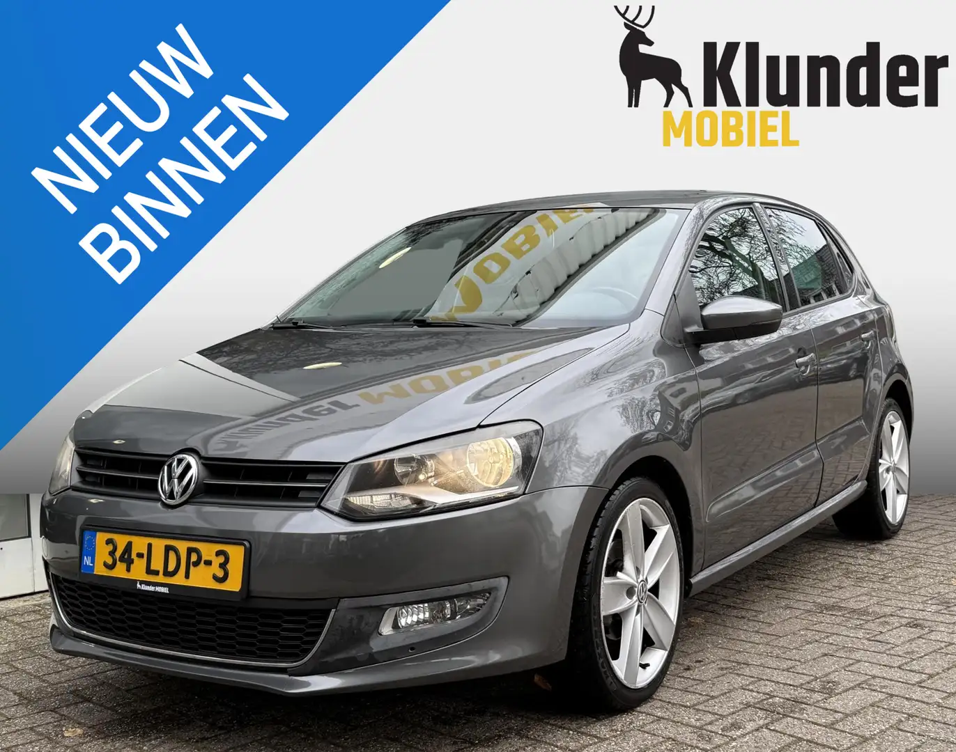 Volkswagen Polo 5-Drs. 1.2 TSI Highline |Airco|CruiseContr.|17" Ve Grijs - 1